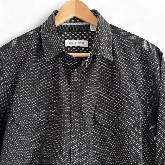 Classic Black Button-Down Shirt - Picture 2 of 3